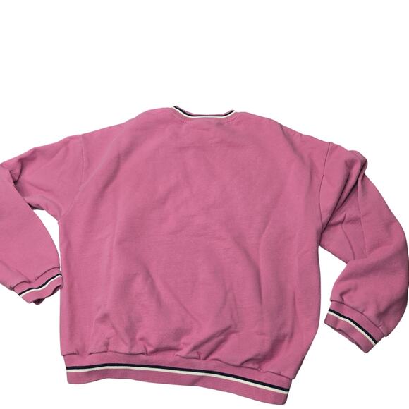 Embroidered Tokyo Varsity Crew Neck Sweatshirt Size Medium - Picture 7 of 7